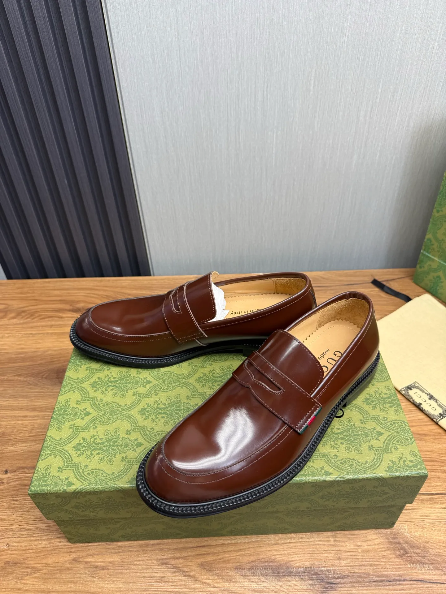 Factory price 520💰 ＧＵＣＩＩ Men's business casual leather shoes, luxurious and noble👞All imported original brand leather, just to create a more comfortable wearing experience, upper: original cowhide ➕Imported full cow lining, original outsole ✔️36-45 (45 non-returnable)